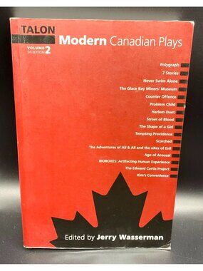 Modern Canadian Plays Volume 2 5th Edition by Jerry Wasserman (Paperback, Talon)